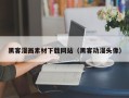 北京黑客漫画素材下载网站（黑客动漫头像）